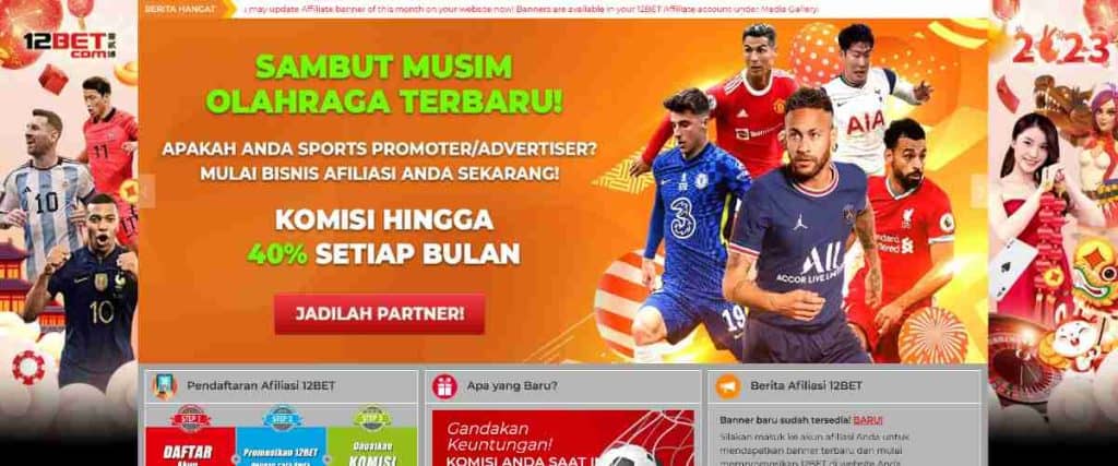 12Bet bonus pintu menjadi jutawan